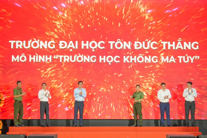Trường Đại học Tôn Đức Thắng ra mắt mô hình “Trường học không ma túy”