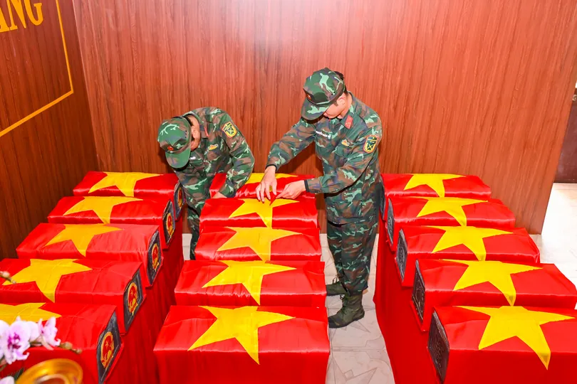 Đã quy tập được 100 bộ hài cốt liệt sĩ tại Công viên Lê Thị Riêng