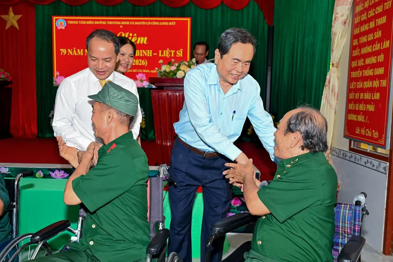 Chủ tịch Quốc hội Trần Thanh Mẫn tri ân người có công với cách mạng tại TPHCM