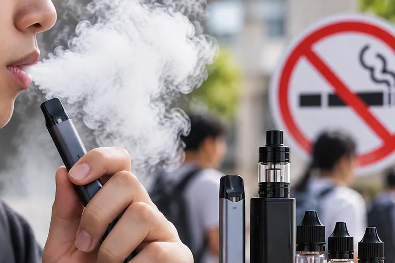 Thuốc lá điện tử không nicotine vẫn cần được kiểm soát. Ảnh minh hoạ