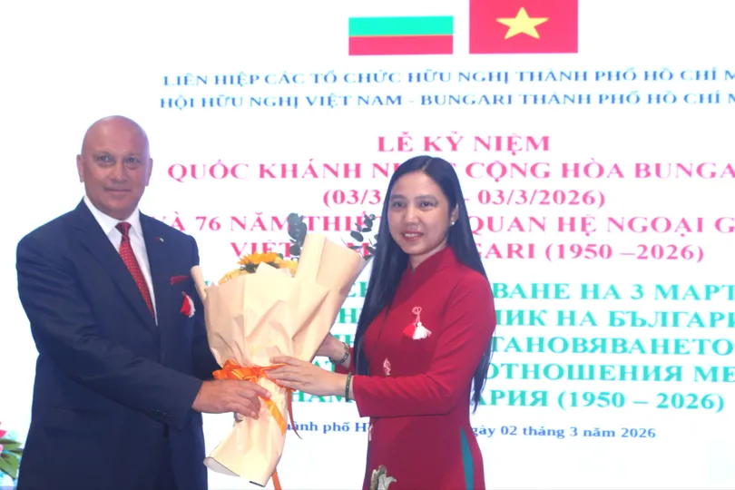 Họp mặt kỷ niệm kỷ niệm 148 năm Quốc khánh nước Cộng hòa Bulgaria