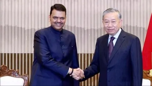Tổng Bí thư, Chủ tịch nước Tô Lâm tiếp Thủ hiến bang Maharashtra Devendra Fadnavis
