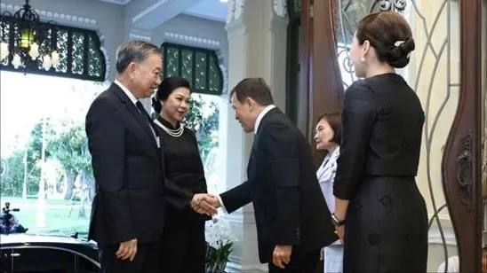 Tổng Bí thư, Chủ tịch nước Tô Lâm và Phu nhân hội kiến Nhà Vua Thái Lan và Hoàng hậu