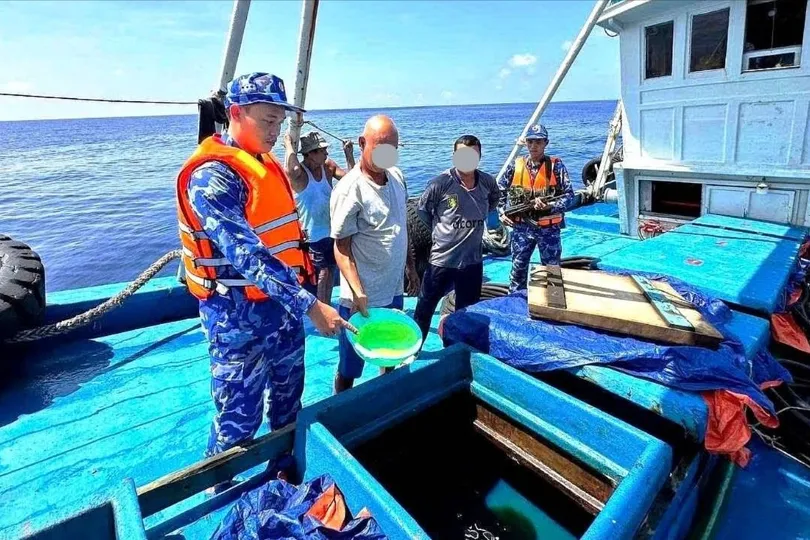 Tạm giữ tàu vận chuyển trái phép trên 150.000 lít dầu D.O trên vùng biển Tây Nam