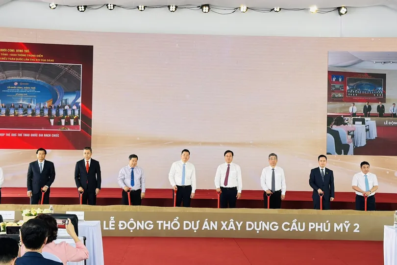 Khởi công xây dựng cầu Phú Mỹ 2 