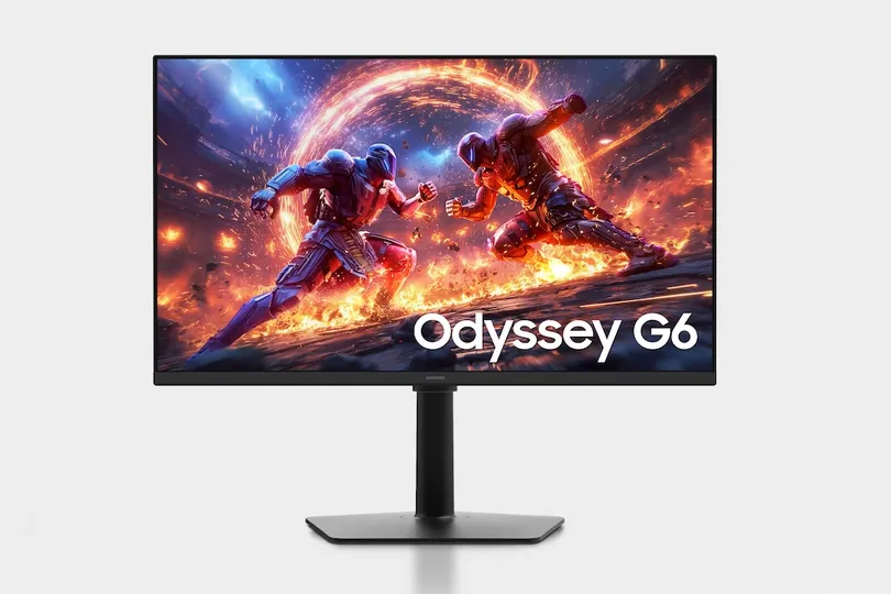 Còn màn hình Odyssey G6 27 inch thiết lập chuẩn mực mới cho gaming