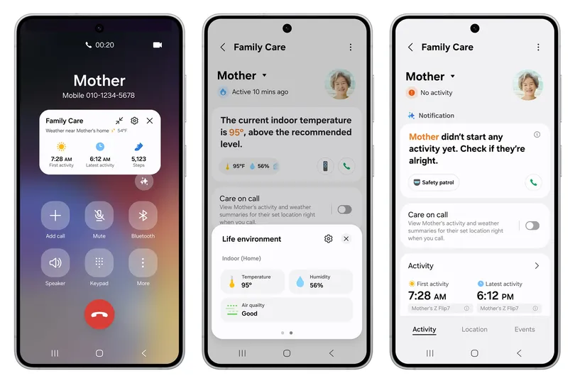 Bản cập nhật SmartThings giúp người dùng thiết bị Samsung có thể chăm sóc người thân từ xa