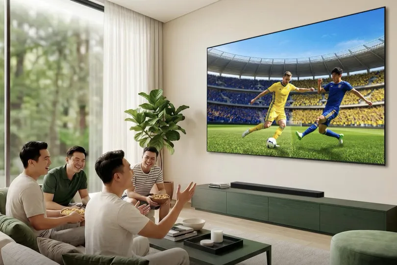 Những cảm xúc cuồng nhiệt của thể thao được Sony tái hiện sống động ngay trong không gian phòng khách với các dòng TV BRAVIA.