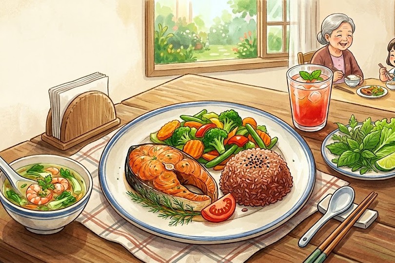 越南人营养套餐。