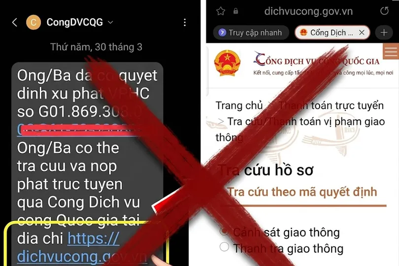CSGT Tây Ninh cảnh báo xuất hiện tình trạng tin nhắn giả báo phạt nguội để lừa đảo