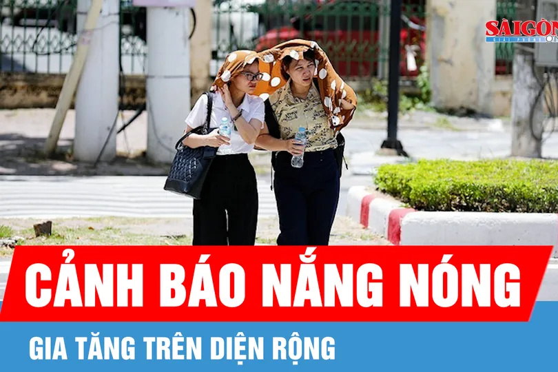 Nắng nóng gay gắt gia tăng trên diện rộng