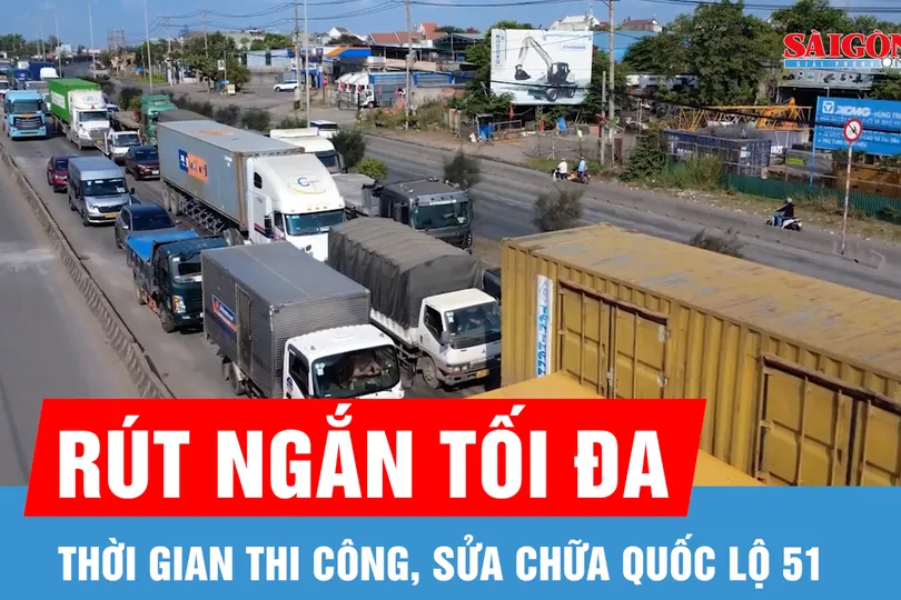 Rút ngắn thời gian thi công, sửa chữa quốc lộ 51