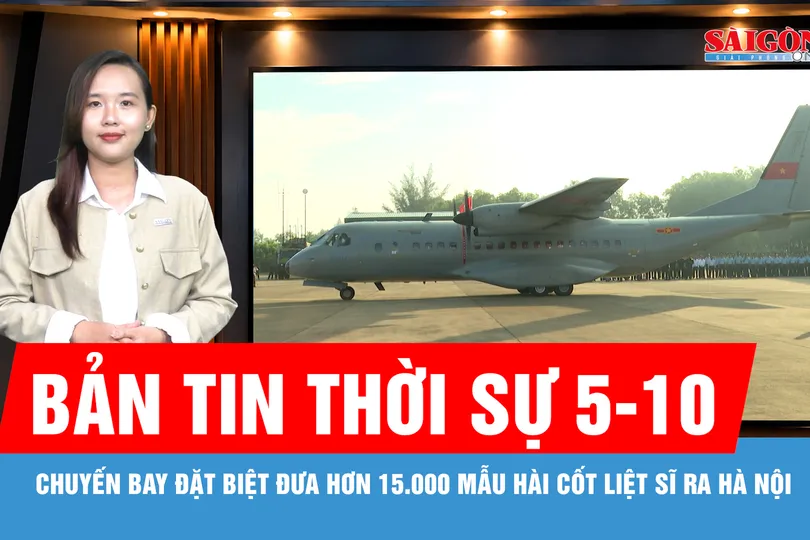 Bản tin thời sự ngày 5-10: Hơn 15.000 mẫu hài cốt liệt sĩ về Thủ đô giám định ADN