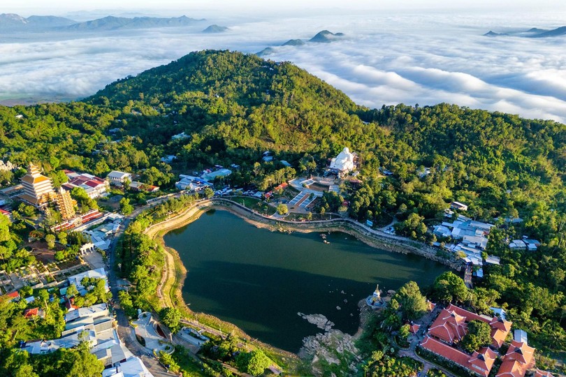 Cam Mountain known for spiritual sites and cool eco-tourism appeal