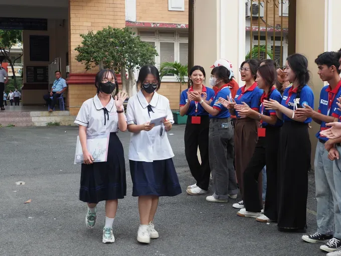 Students sit the 2025 High School Graduation Examination in Ho Chi Minh City. (Photo: SGGP)