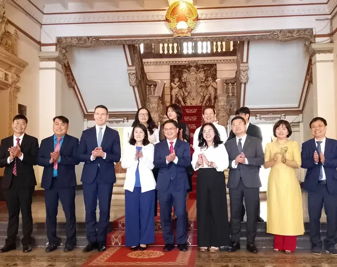 Delegates attend the event. (Photo: SGGP)