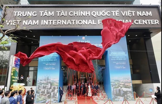 Vietnam’s International Financial Center in Ho Chi Minh City on its opening day (Photo: SGGP)