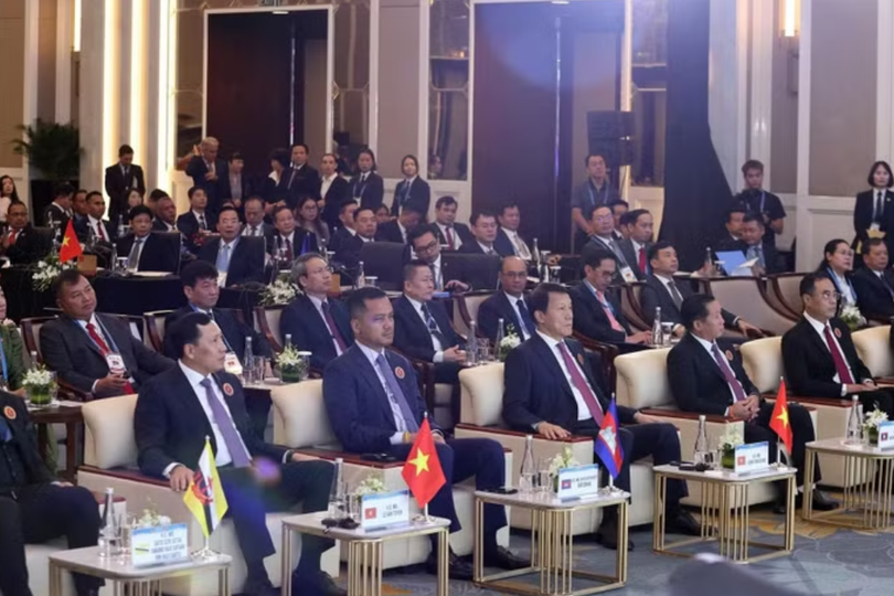 Delegates at the opening ceremony of the ASEAN Law Enforcement High-level Conference on Cooperation in Combating Criminal Fugitives in Hanoi on September 30 (Photo: cand.vn
