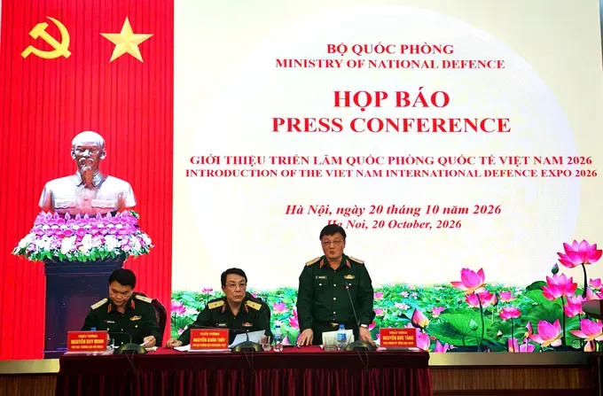At the press conference (Photo: SGGP)