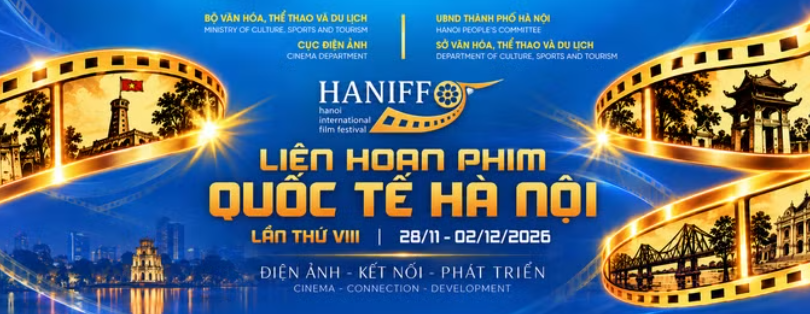 Official poster of the 8th Hanoi International Film Festival (Photo: haniff.vn)