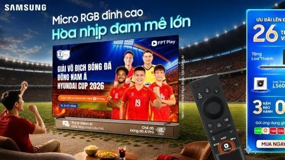 Trợ lý VAC đã được trang bị trên toàn bộ dải sản phẩm Samsung AI TV 2026