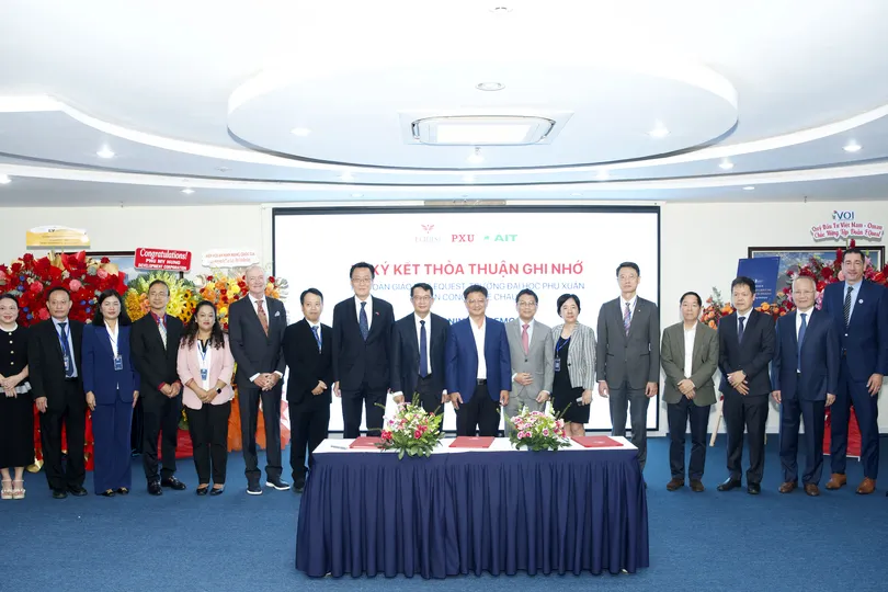 Lễ ký kết Biên bản Ghi nhớ hợp tác giữa Tập đoàn Giáo dục EQuest, Trường Đại học Phú Xuân và Viện Công nghệ Châu Á