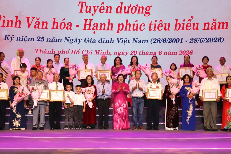 Mỗi gia đình hạnh phúc góp phần tạo nên một TPHCM phồn vinh, hiện đại