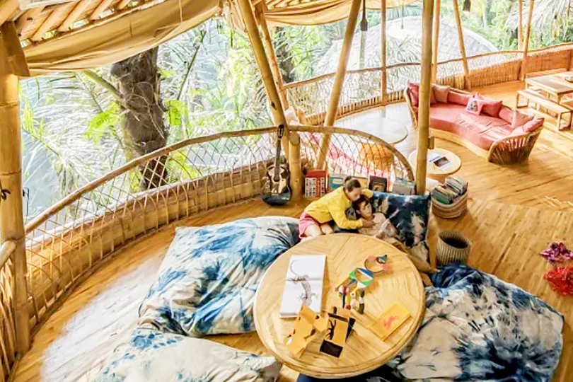 Sử dụng tre trong công trình giúp giảm phát thải