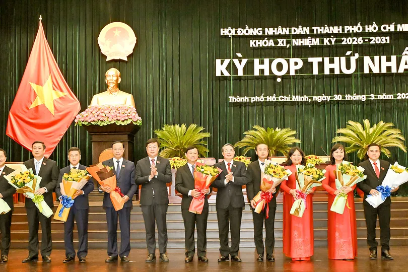 Kỳ họp thứ nhất HĐND TPHCM khóa XI, nhiệm kỳ 2026-2031: Bộ máy mới bắt đầu từ trách nhiệm mới