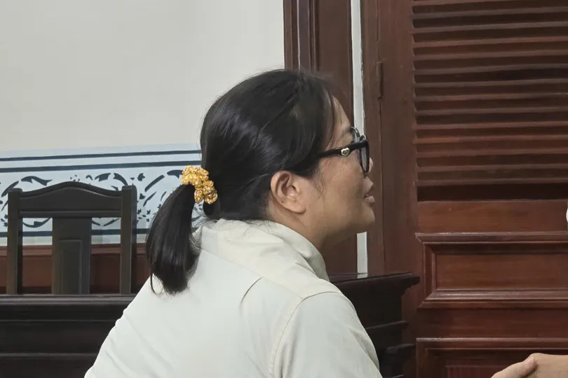 Bị cáo Nguyễn Thị Nga. Ảnh: SONG MAI