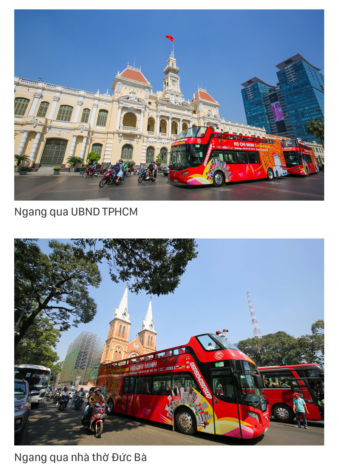 Trải nghiệm 'buýt mui trần' tại TPHCM ảnh 8