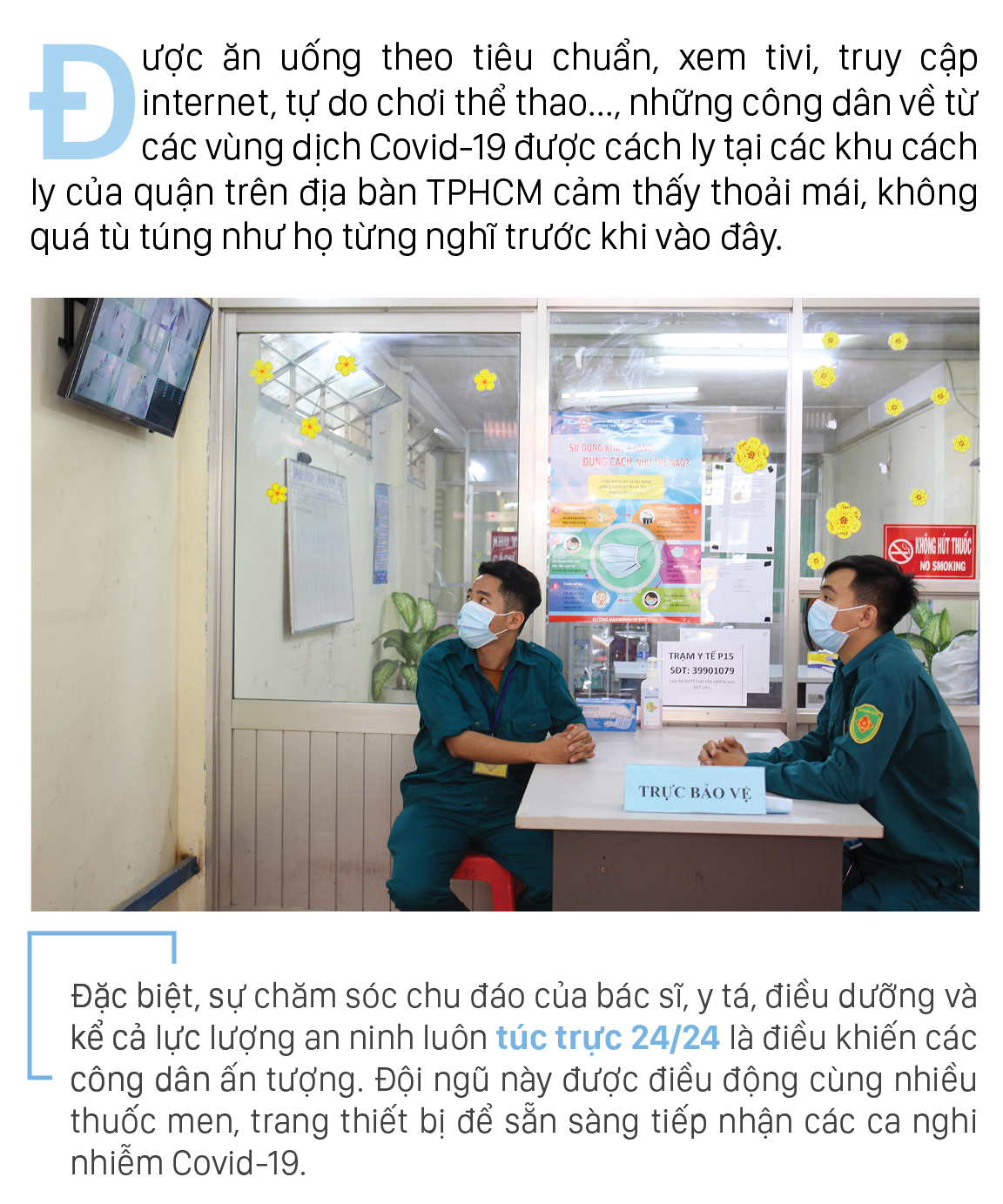 Cuộc sống bên trong khu cách ly ảnh 1