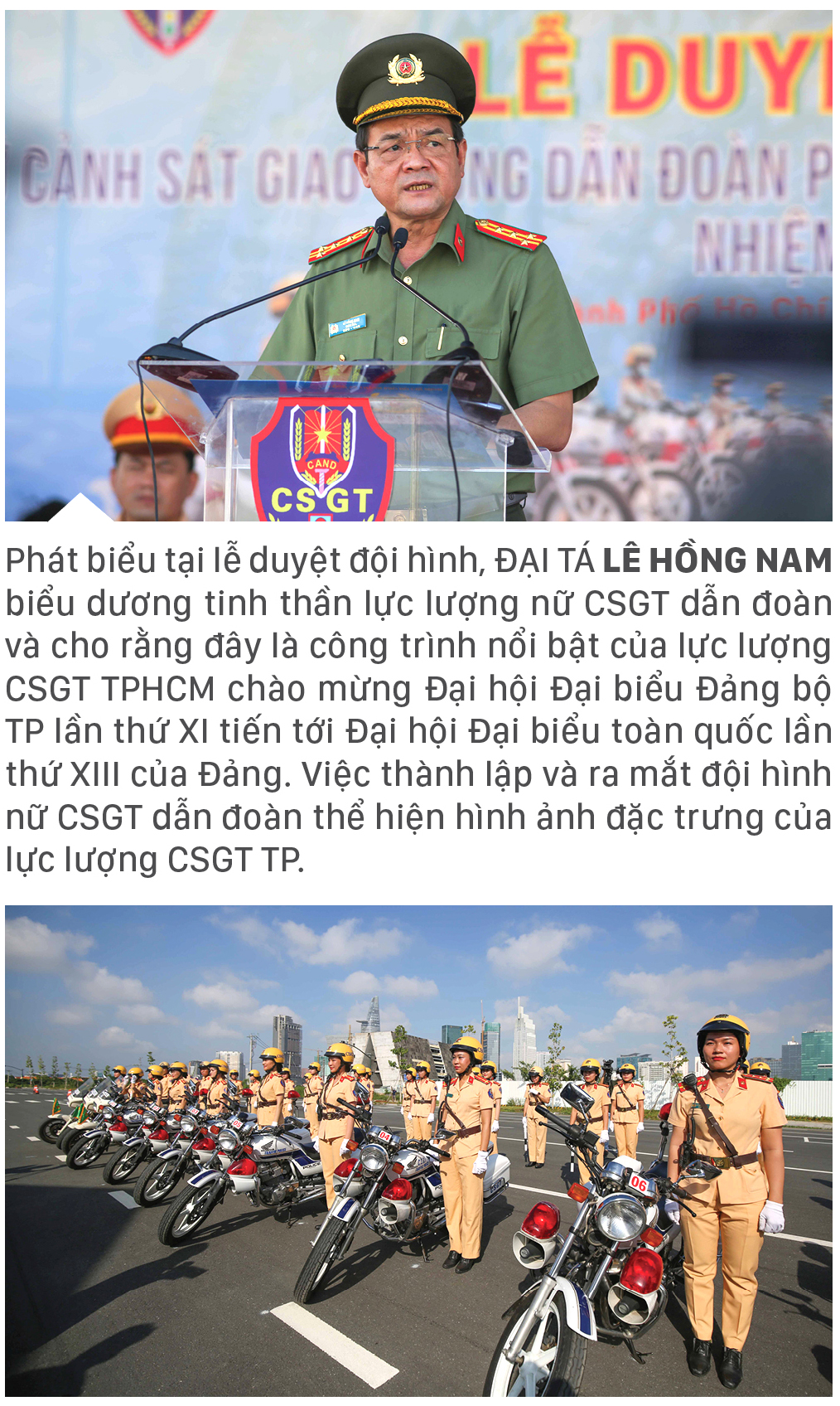 Những “bóng hồng” CSGT dẫn đoàn ảnh 2