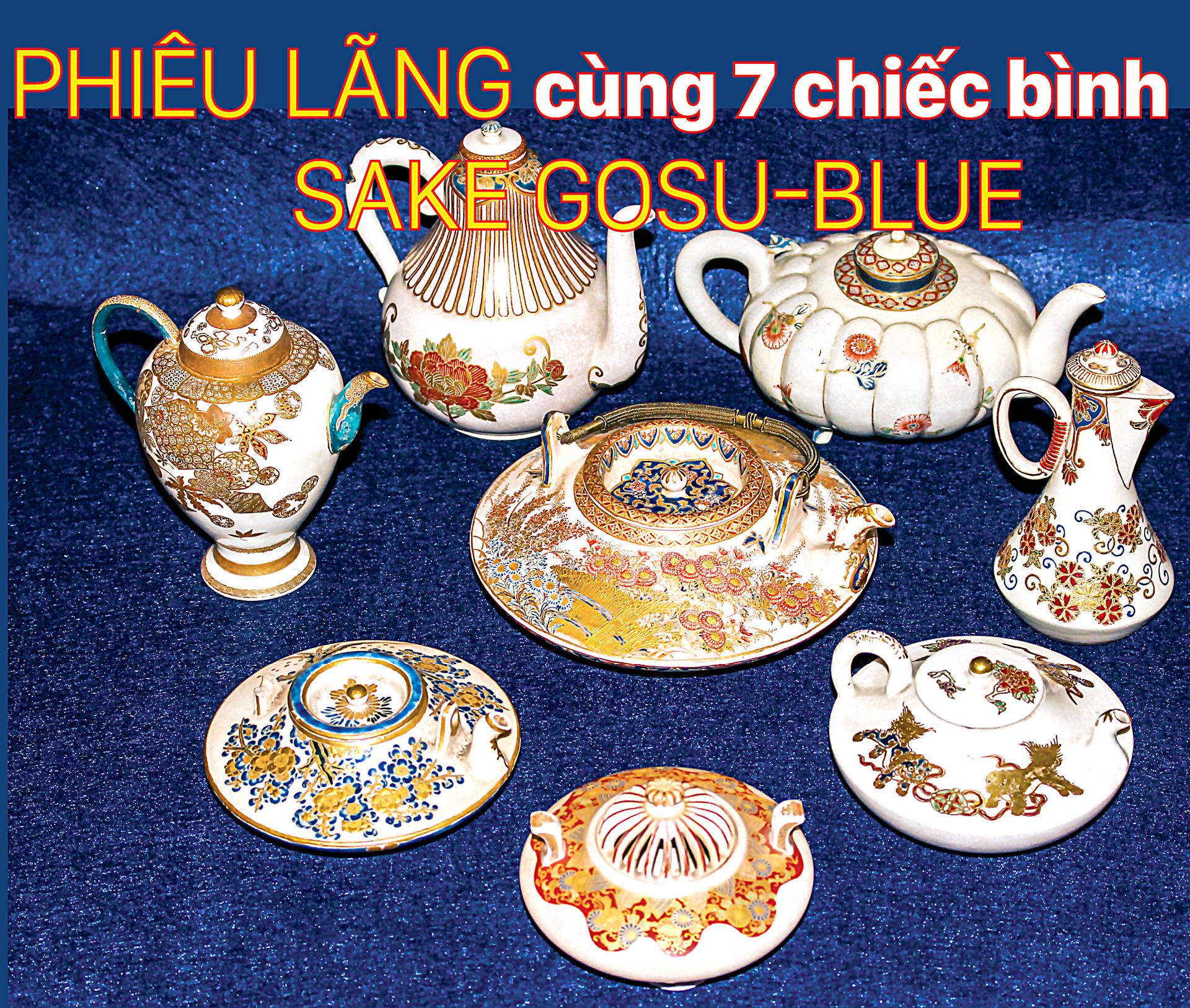 Phiêu lãng cùng 7 chiếc bình Sake Gosu-Blue ảnh 1
