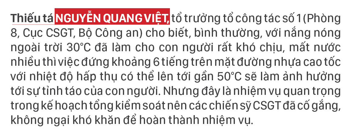 Căng mình làm nhiệm vụ dưới sức nóng hơn 40°C ảnh 8