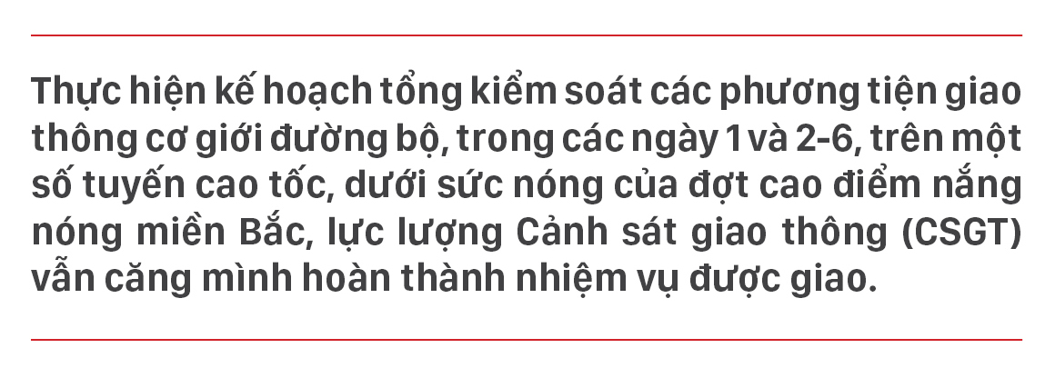 Căng mình làm nhiệm vụ dưới sức nóng hơn 40°C ảnh 1