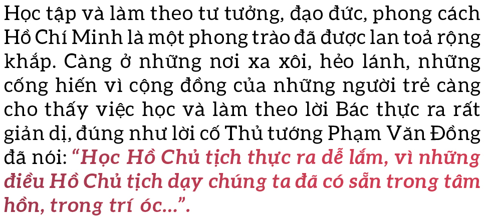 Học Bác để phụng sự Tổ quốc, sống tốt hơn ảnh 6