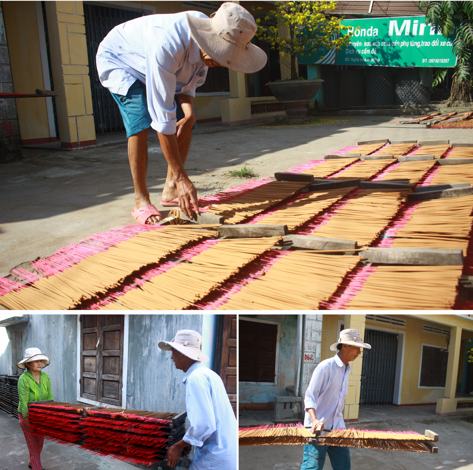 Nghề làm nhang ở phố xưa Thu Xà ảnh 16