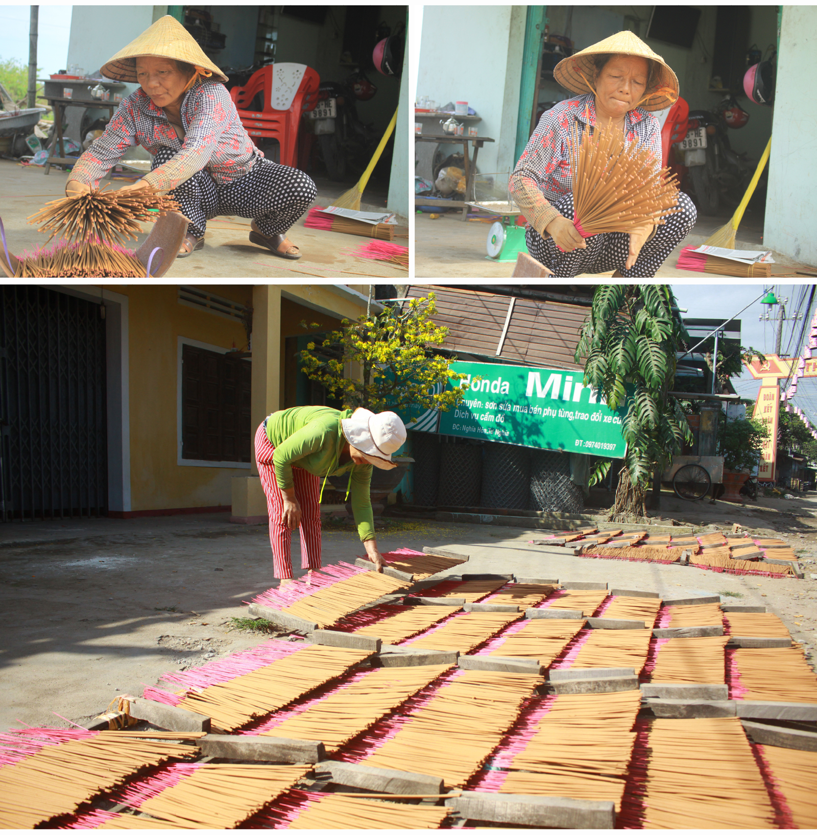 Nghề làm nhang ở phố xưa Thu Xà ảnh 4