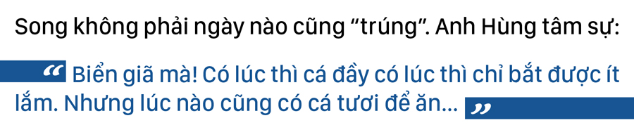 Xem ngư dân kéo lưới bắt cá dọc bờ biển ảnh 9