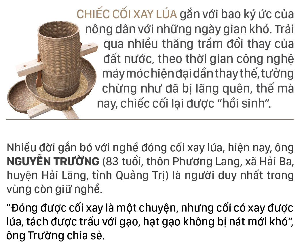 Ông lão giữ nghề đóng cối xay lúa ảnh 1