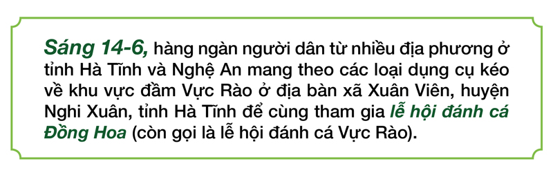 Độc đáo lễ hội đánh cá Đồng Hoa ảnh 1