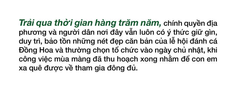 Độc đáo lễ hội đánh cá Đồng Hoa ảnh 22