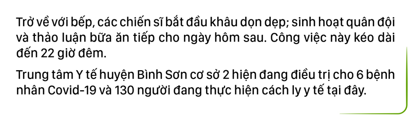 Cảm động Bộ đội nấu cơm cho bệnh viện dã chiến ảnh 28