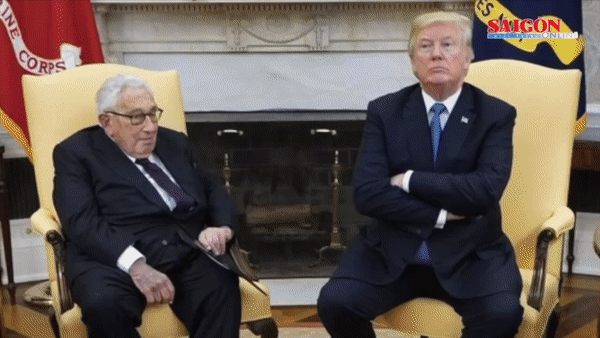 Cựu Ngoại trưởng Mỹ Henry Kissinger. Ảnh: AP