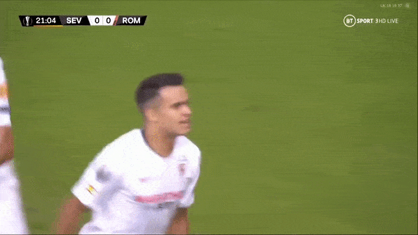 Sevilla - AS Roma 2-0: Reguilon, En-Nesyri tỏa sáng, Mancini nhận thẻ đỏ, Sevilla vào tứ kết Europa League gặp Wolves