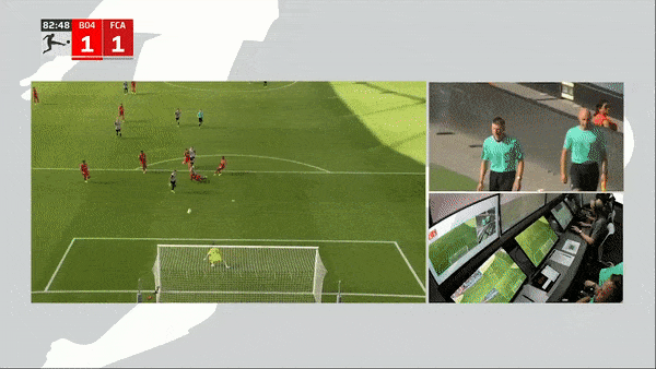 Leverkusen vs Augsburg 1-2: Fredrik Jensen mở bàn, Charles Aranguiz gỡ hòa, VAR công nhận bàn thắng của Andre Hahn