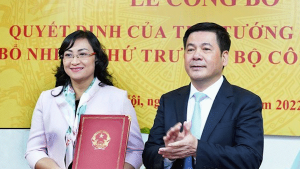 Phó Chủ tịch UBND TPHCM Phan Thị Thắng nhận chức Thứ trưởng Bộ Công thương