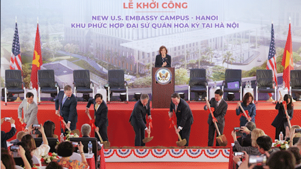 Khu phức hợp Đại sứ quán Hoa Kỳ xây mới tại Hà Nội với kinh phí 1,2 tỷ USD