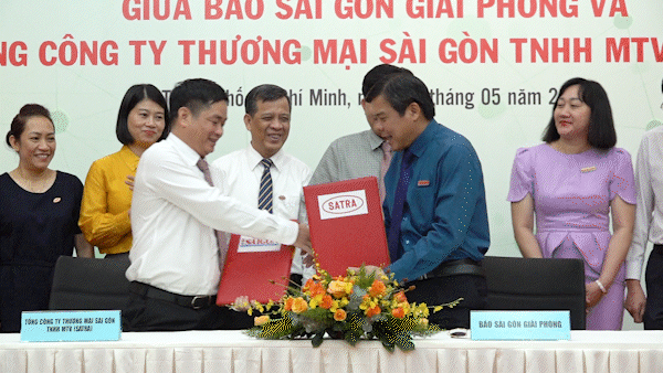 Báo SGGP ký kết hợp tác chiến lược truyền thông với Satra